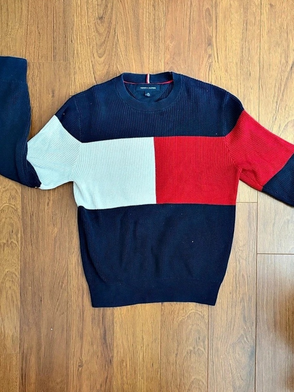 Tommy Hilfiger Flag Colourblock Sweater XS